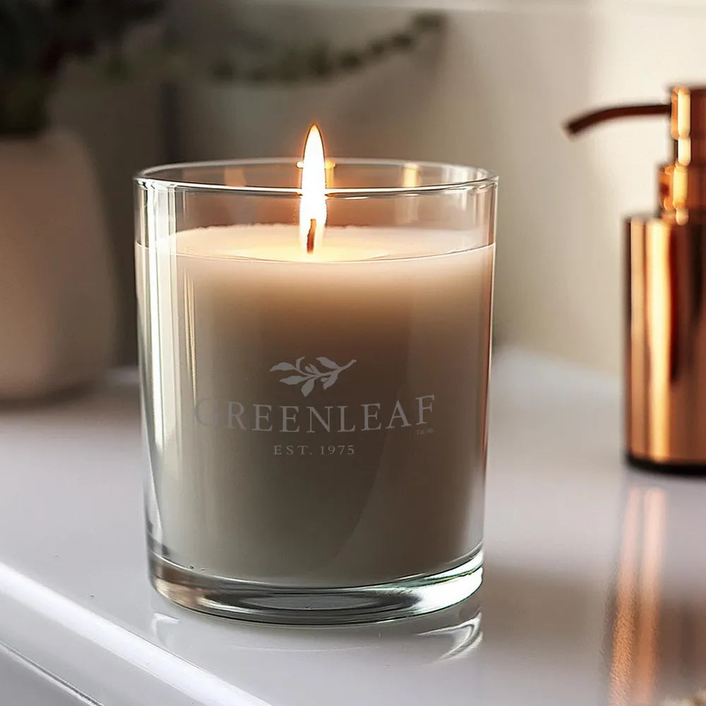 Brennende Greenleaf Urban Vanilla Duftkerze im Wohnambiente