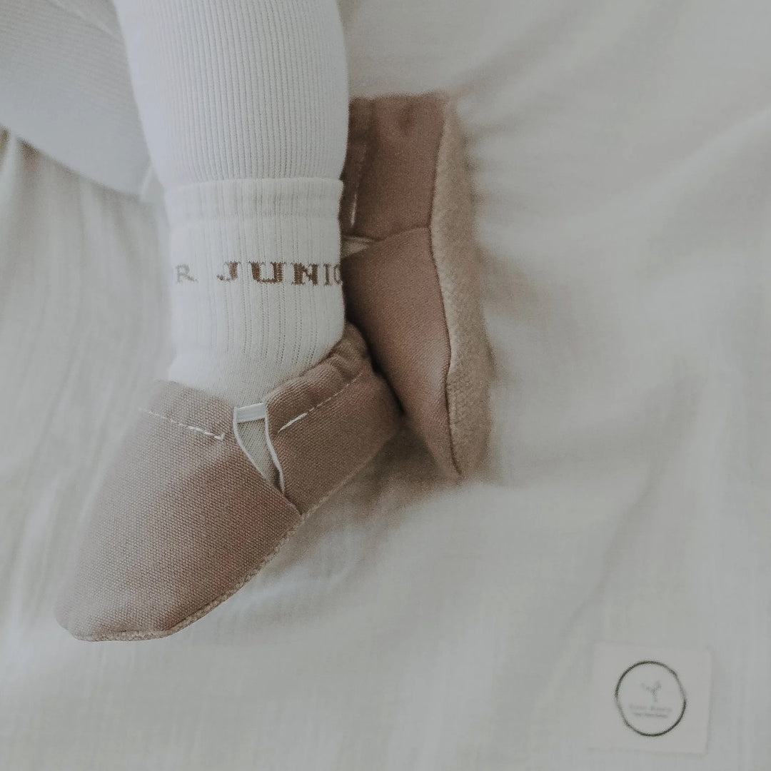 Cosy Roots - Krabbelschuhe Uni Caramel