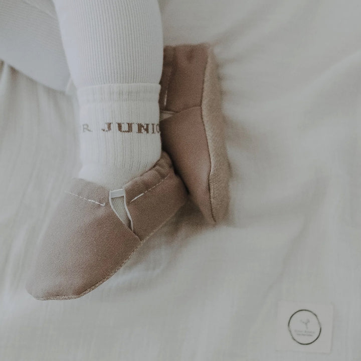Cosy Roots - Krabbelschuhe Uni Caramel