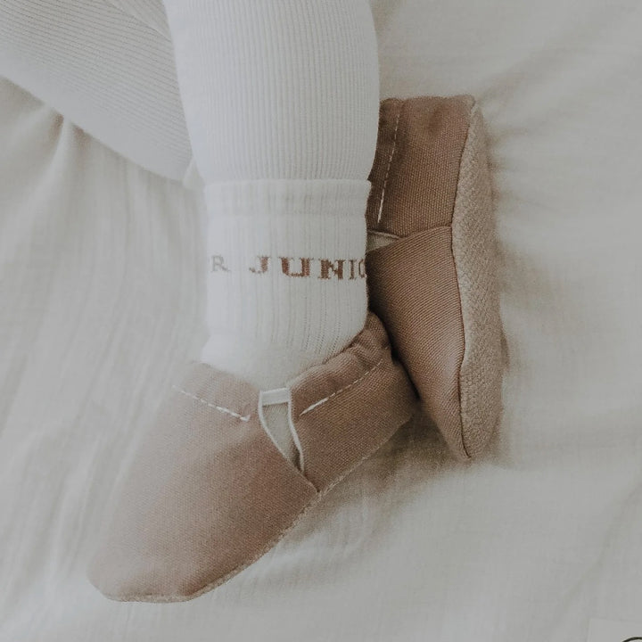 Cosy Roots - Krabbelschuhe Uni Caramel