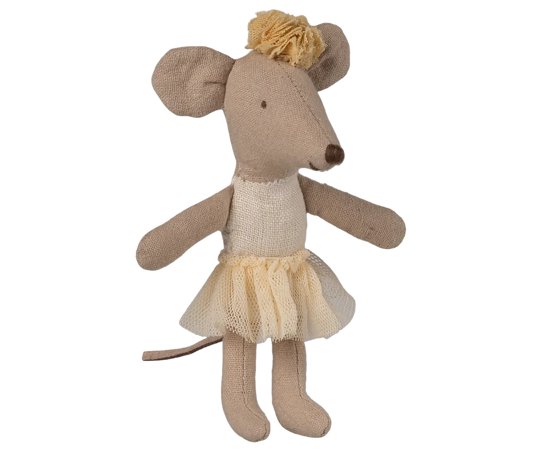 Maileg - Ballerina Maus Kleine Schwester Off-white