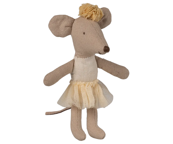 Maileg - Ballerina Maus Kleine Schwester Off-white