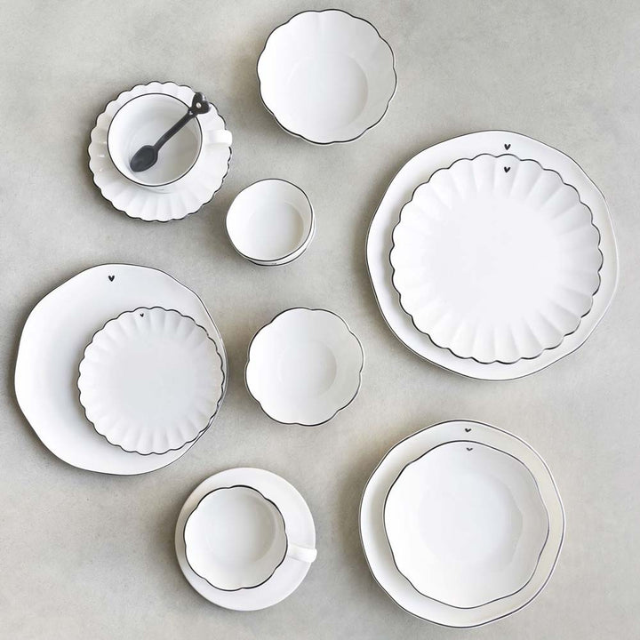 Bastion Collections - Unterteller für Tasse Herz gewellt