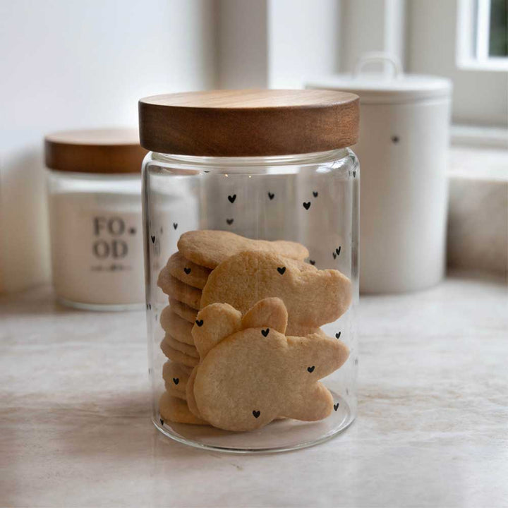 Bastion Collections - Aufbewahrungsglas mit Holzdeckel