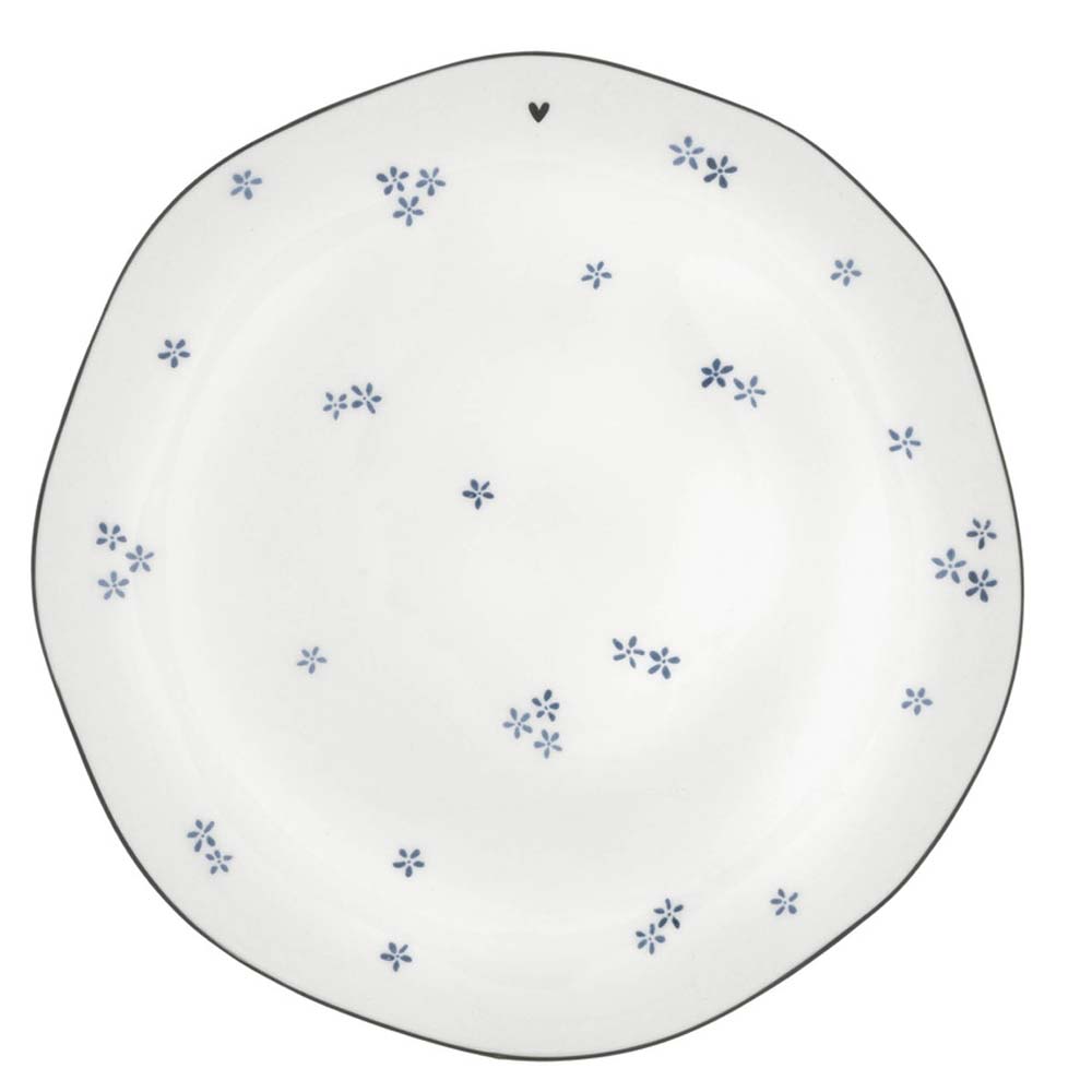 Bastion Collections - Frühstücksteller Gänseblümchen Blue
