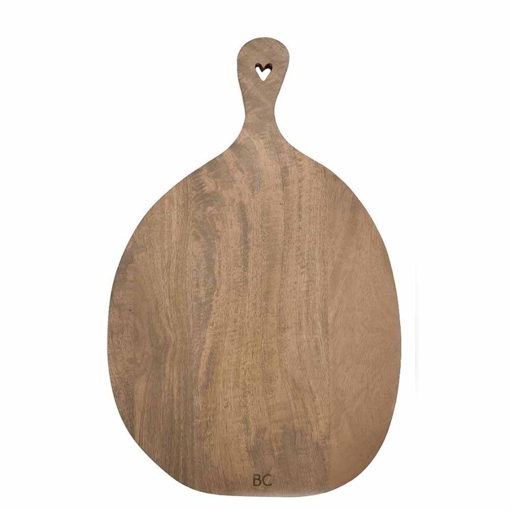 Bastion Collections - Holztablett Heart Mangoholz