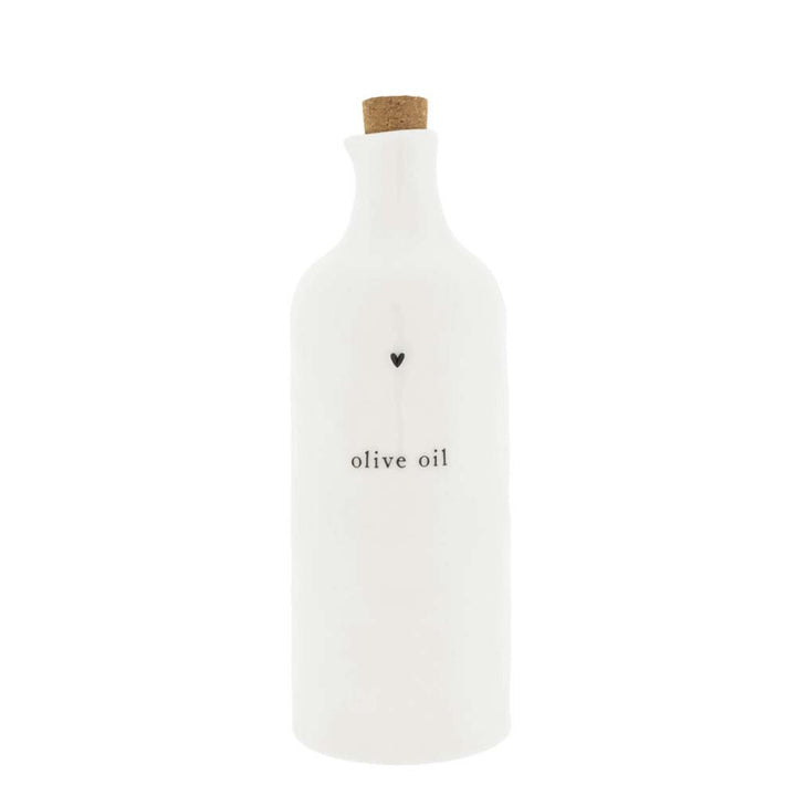 Bastion Collections - Olivenölflasche Herz Schwarz