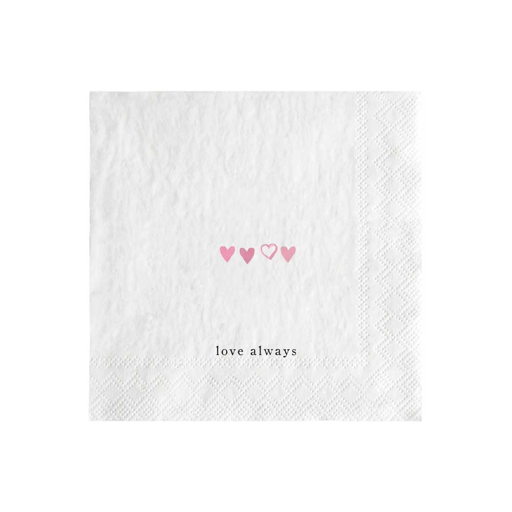 Bastion Collections - Papierserviette I Love you 20 Stück