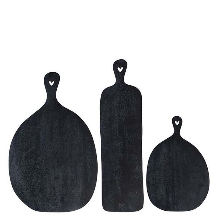 Bastion Collections - Holztablett Heart Mangoholz