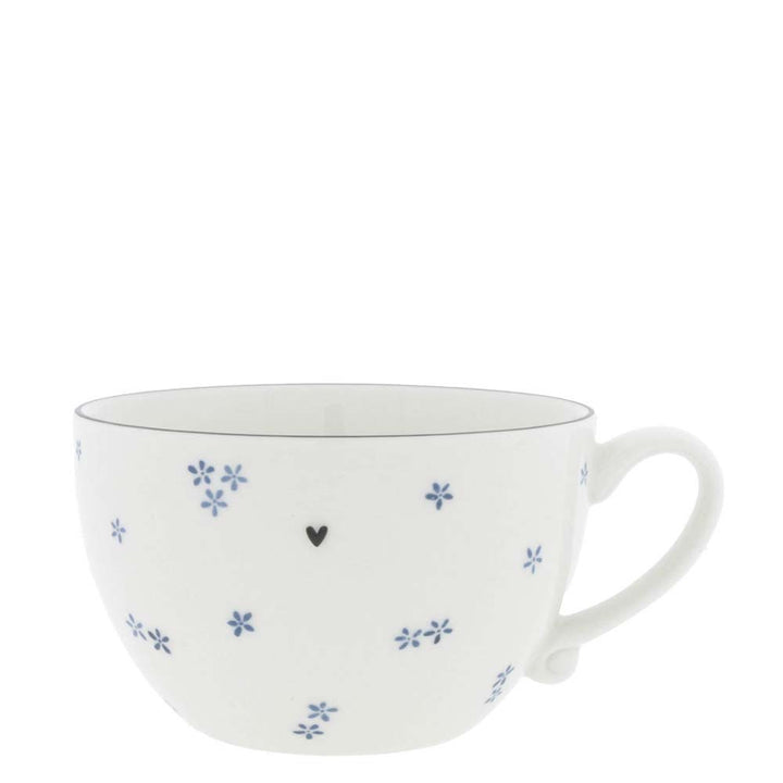 Bastion Collections - Suppentasse Suppenschüssel Gänseblümchen Blue