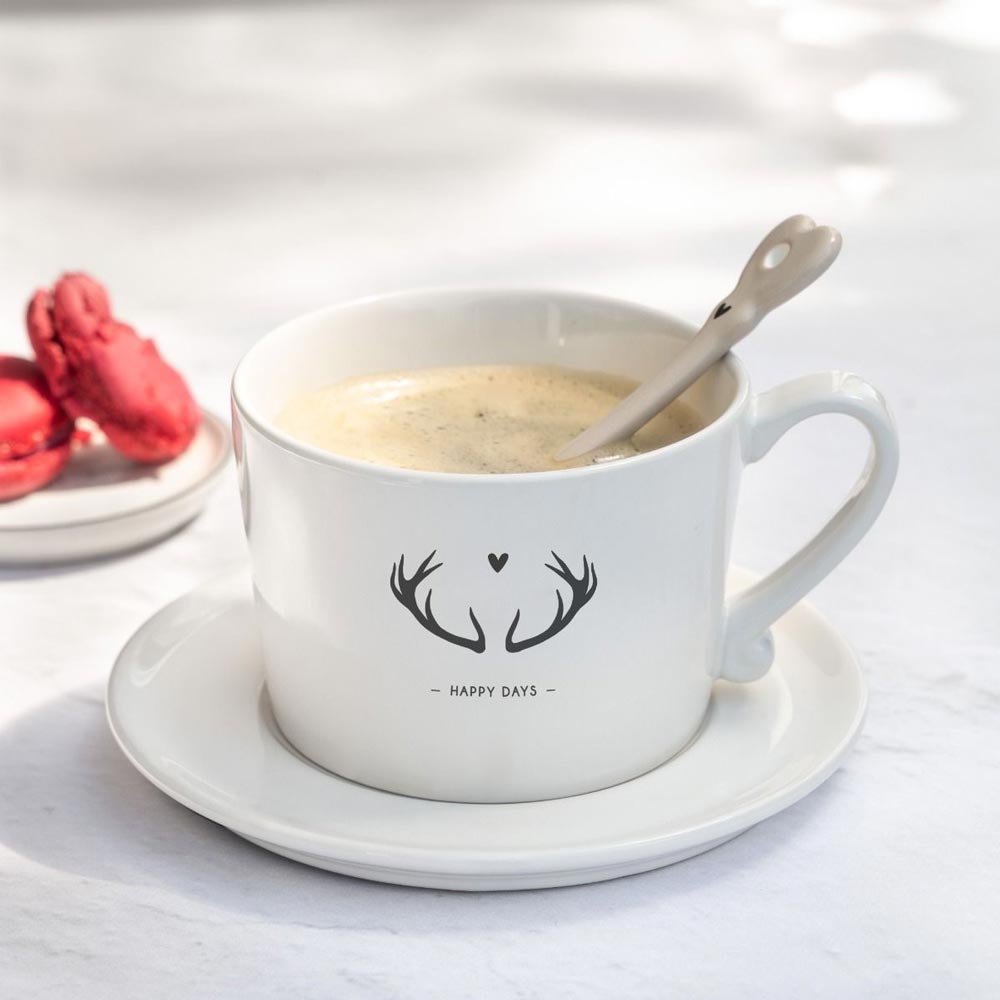 Bastion Collections - Tasse Happy days Hirsch