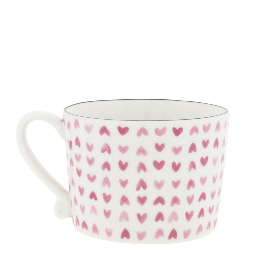 Bastion Collections - Tasse Herzen Rosa Allover