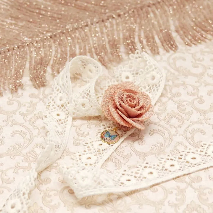 Lydée Déco - Bohemian Guipure-Spitzen Armband Fleur-de-Lace Schmetterling