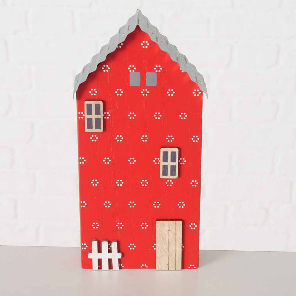 Boltze - Häuser Holz Red Dream 3er-Set