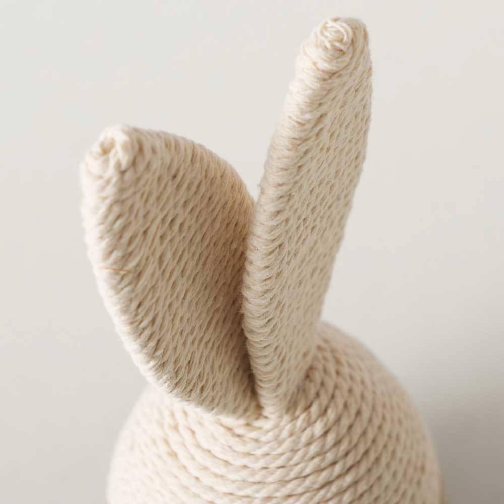 Boltze - Deko Hase aus Juteseil