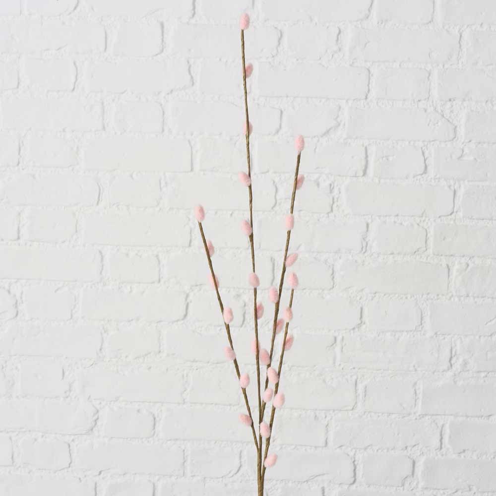 Boltze – Deko-Zweig mit rosa Knospen 60 cm
