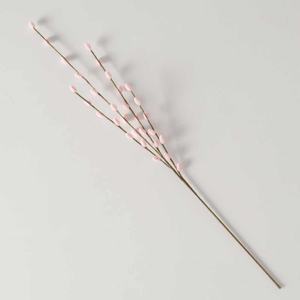 Boltze – Deko-Zweig mit rosa Knospen 60 cm