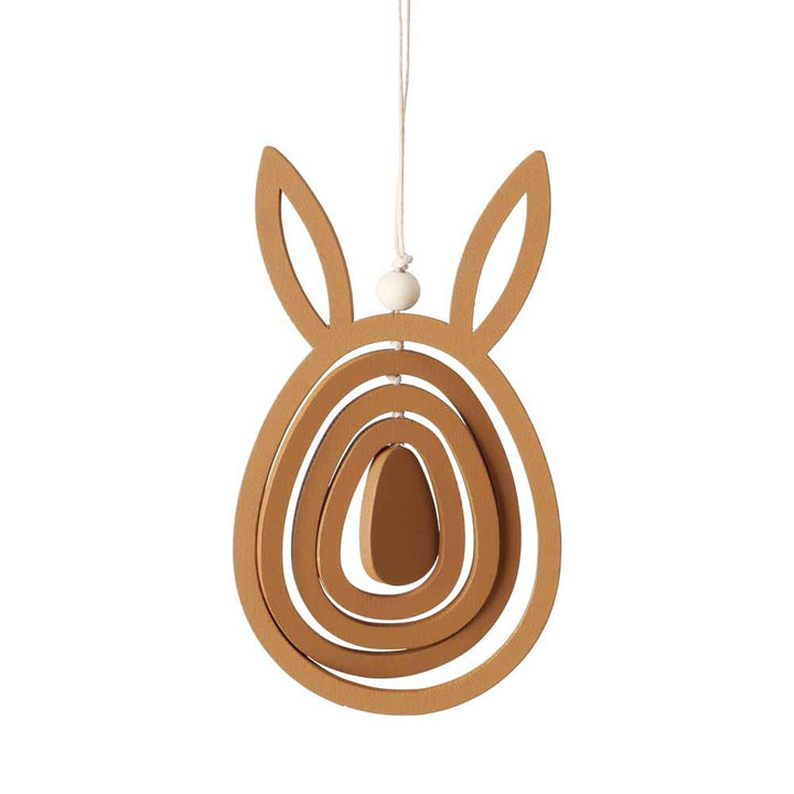 Boltze - Dekoanhänger Holz Osterhase zum Aufhängen