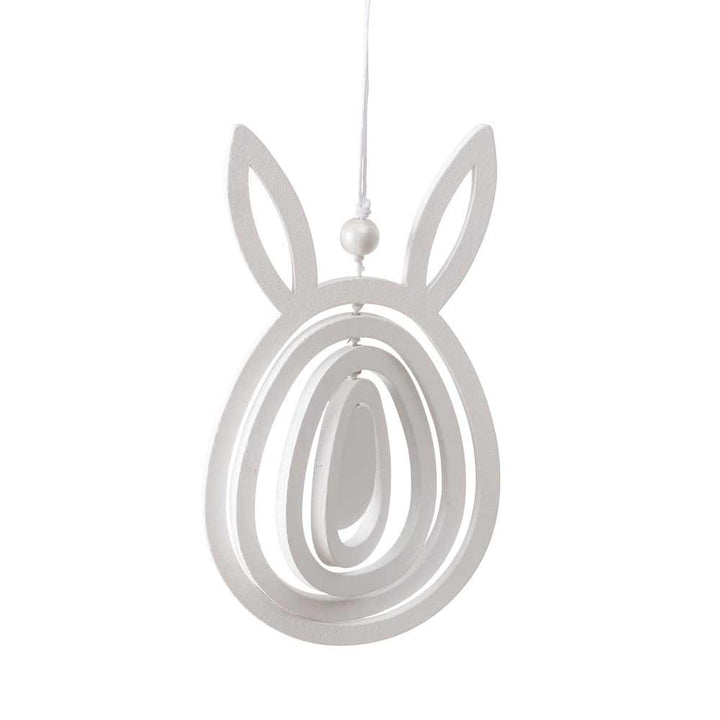 Boltze - Dekoanhänger Holz Osterhase zum Aufhängen