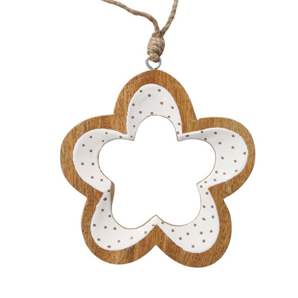 Boltze - Dekoanhänger Teris Blume 2er-Set