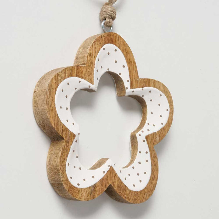 Boltze - Dekoanhänger Teris Blume 2er-Set