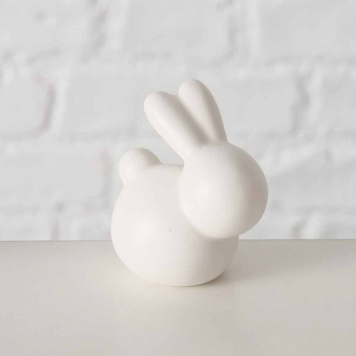 Boltze - Dekohase Hopsy Hasenfigur Keramik Glatt