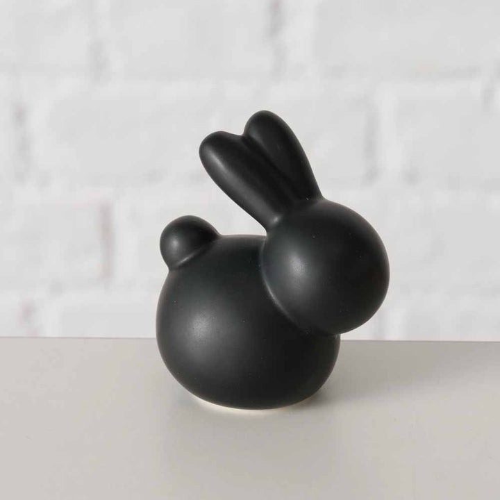 Boltze - Dekohase Hopsy Hasenfigur Keramik Glatt