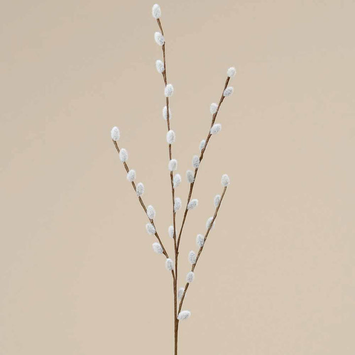 Boltze - Dekozweig Weidenkätzchen Kunststoff 75 cm