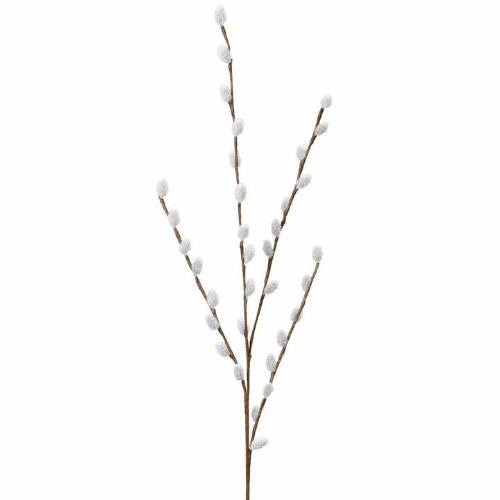 Boltze - Dekozweig Weidenkätzchen Kunststoff 75 cm