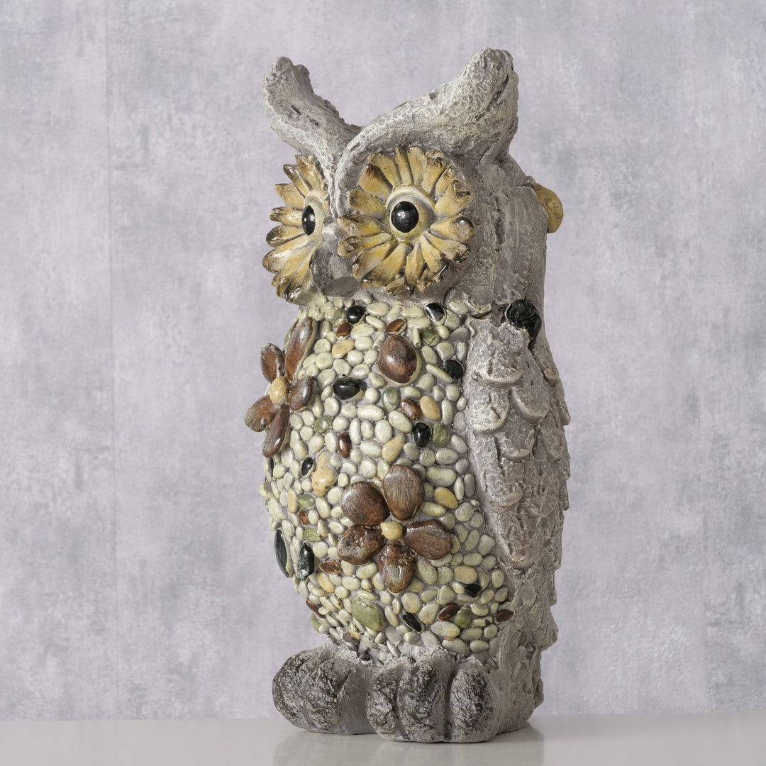 Boltze - Figur Eule Milvana aus Magnesia Höhe 39 cm