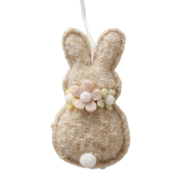 Boltze - Filz Hase Anhänger „Amaris“ – Osterdeko im Natur-Look