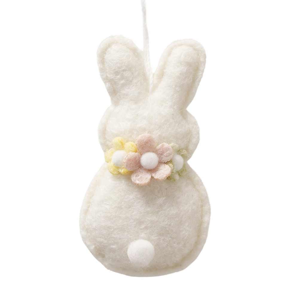 Boltze - Filz Hase Anhänger „Amaris“ – Osterdeko im Natur-Look