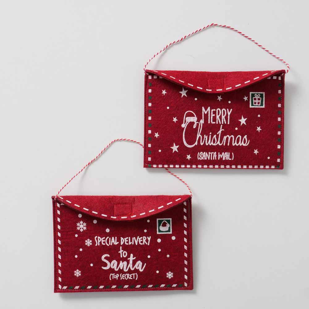 Boltze - Geschenktüte Filz Santa für Geldgeschenke