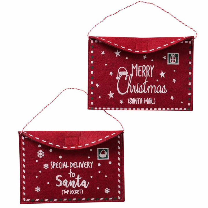 Boltze - Geschenktüte Filz Santa für Geldgeschenke