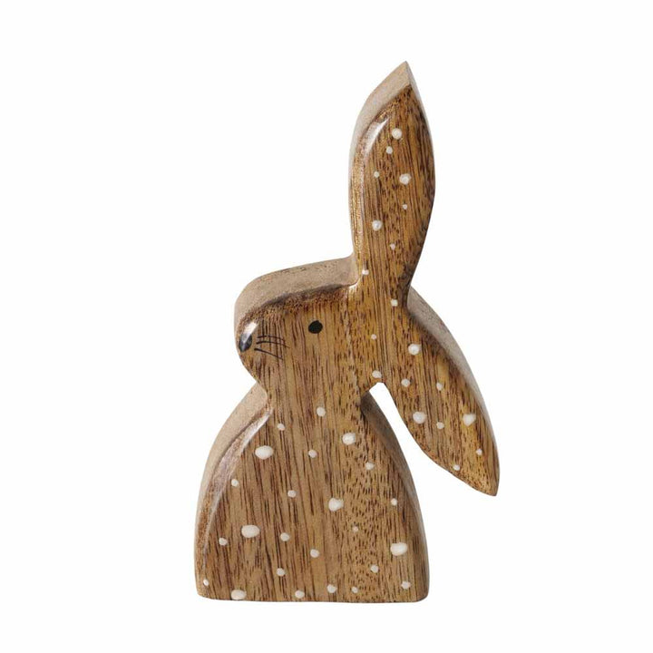 Boltze - Handgefertigte Holz-Hasen Deko