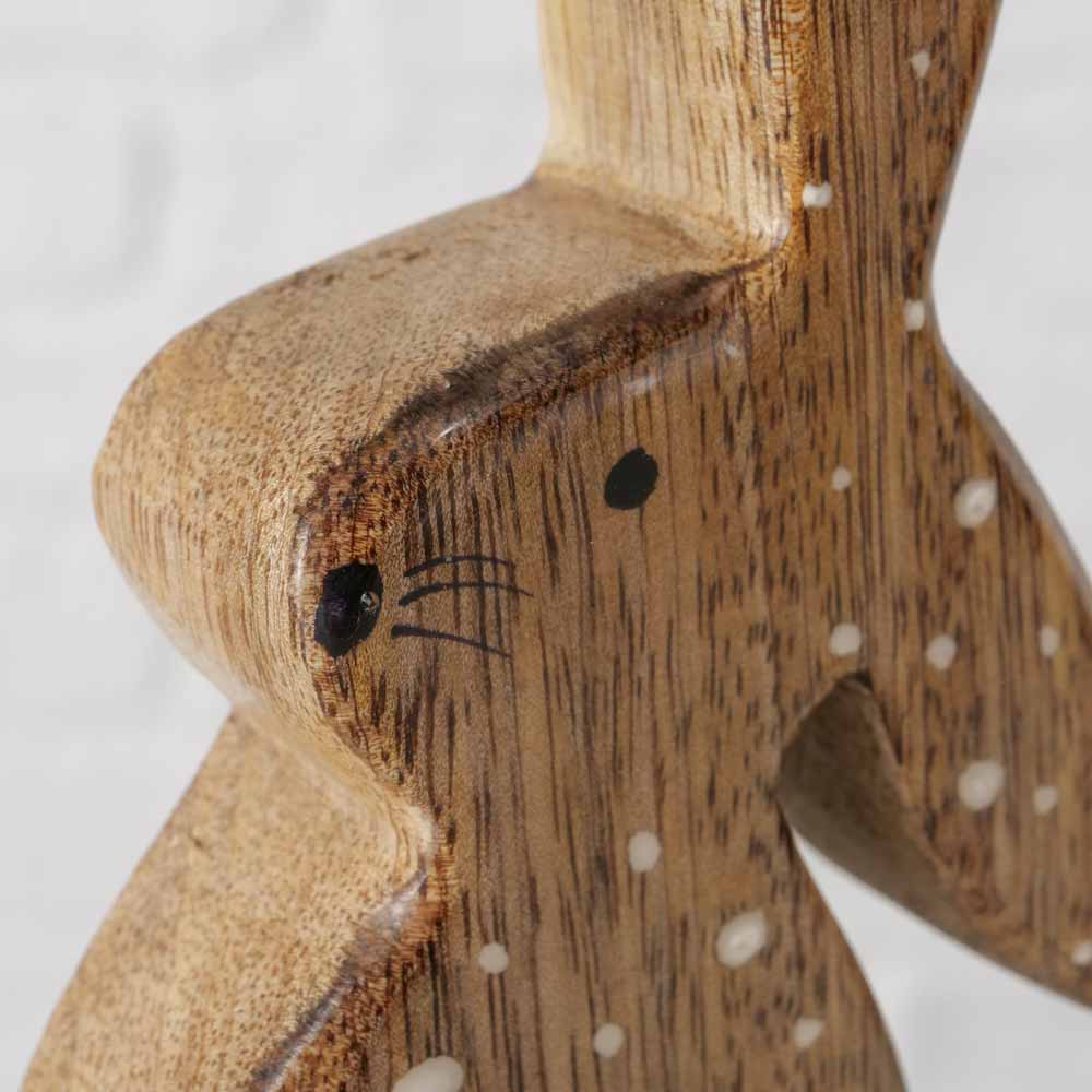 Boltze - Handgefertigte Holz-Hasen Deko