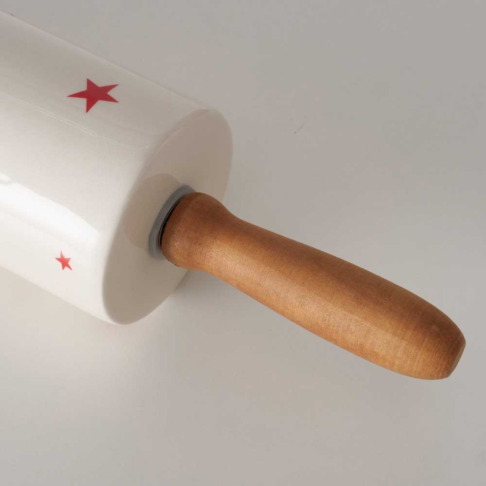 Boltze - Nudelholz Sterne Weihnachtsbäckerei