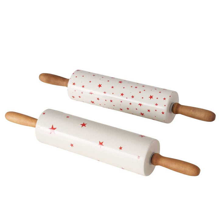 Boltze - Nudelholz Sterne Weihnachtsbäckerei