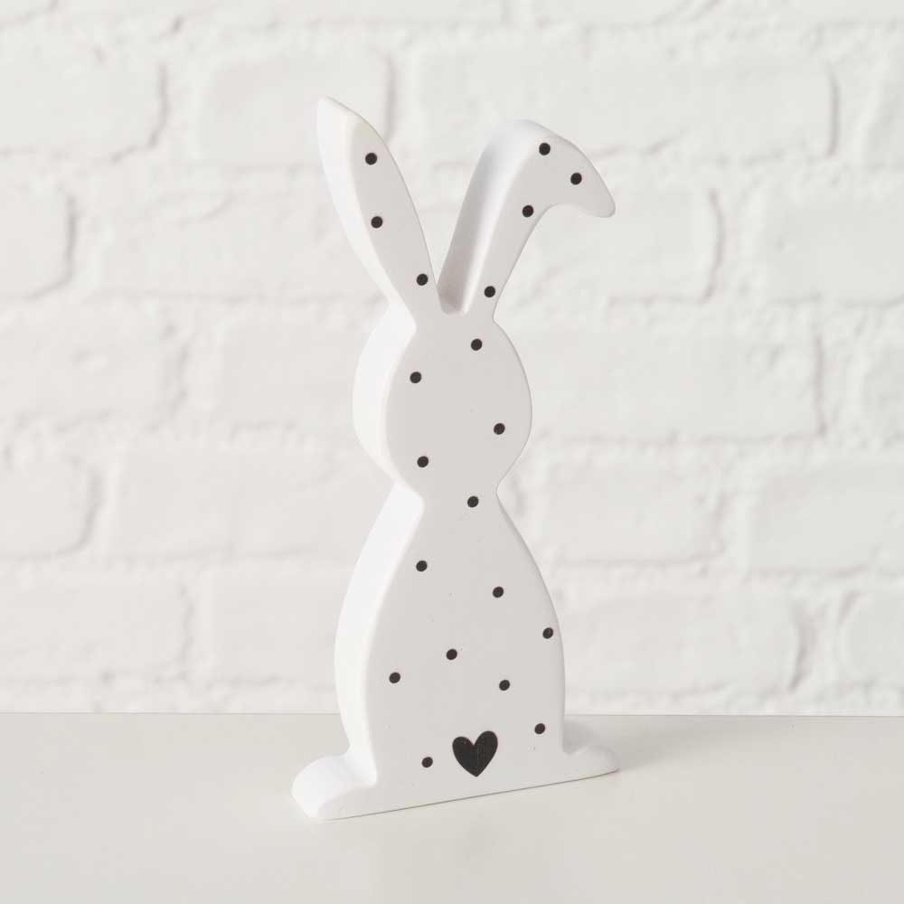 Boltze - Oster-Kerzenhalter Milly – Holz & Hase Deko mit Kerze