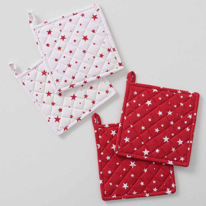 Boltze - Topflappen Sterne 2er Set