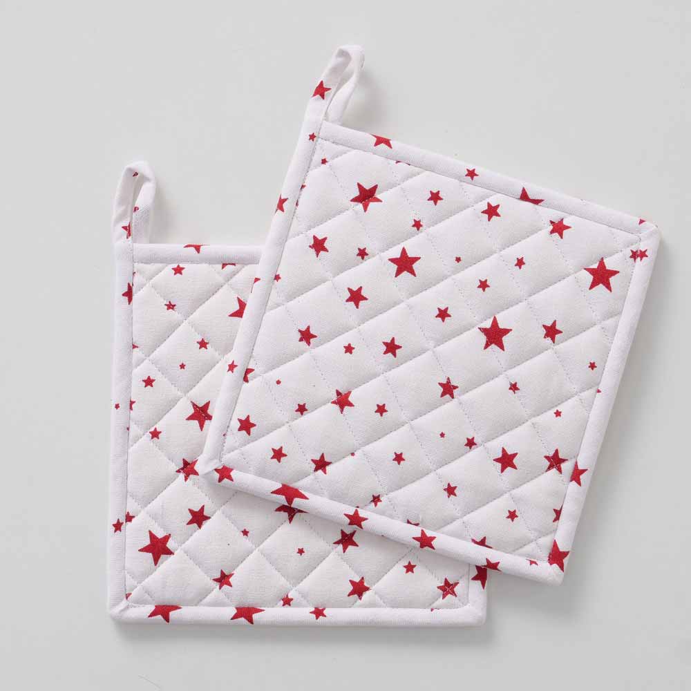 Boltze - Topflappen Sterne 2er Set