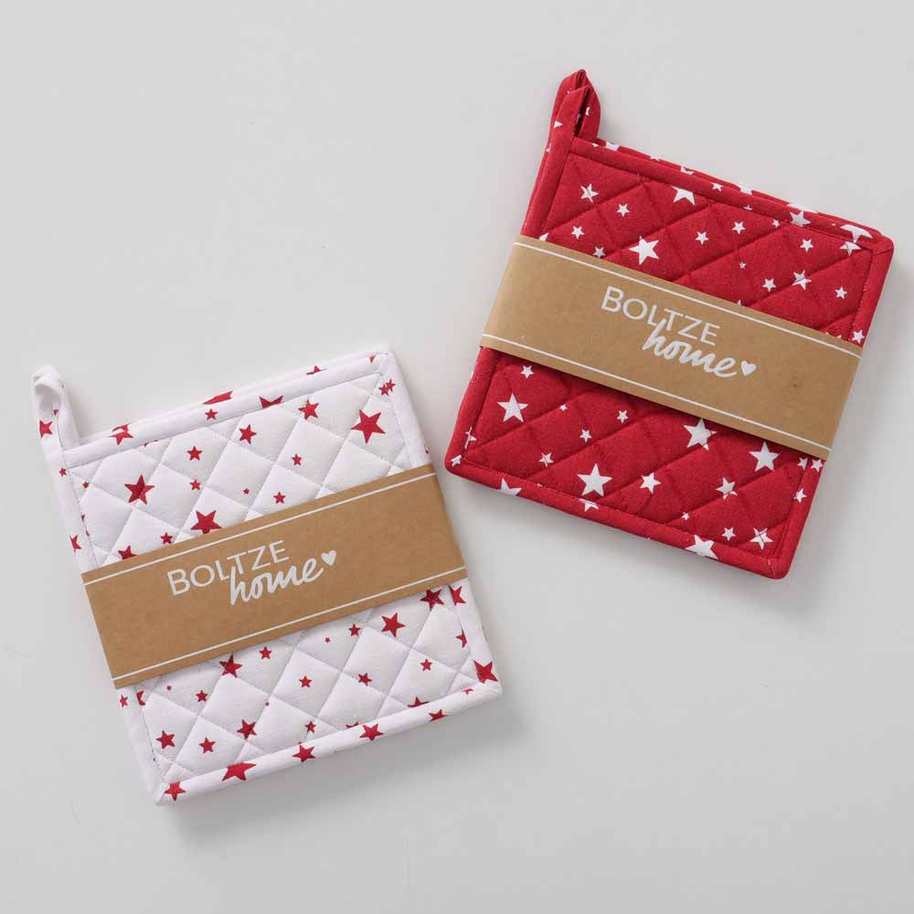 Boltze - Topflappen Sterne 2er Set
