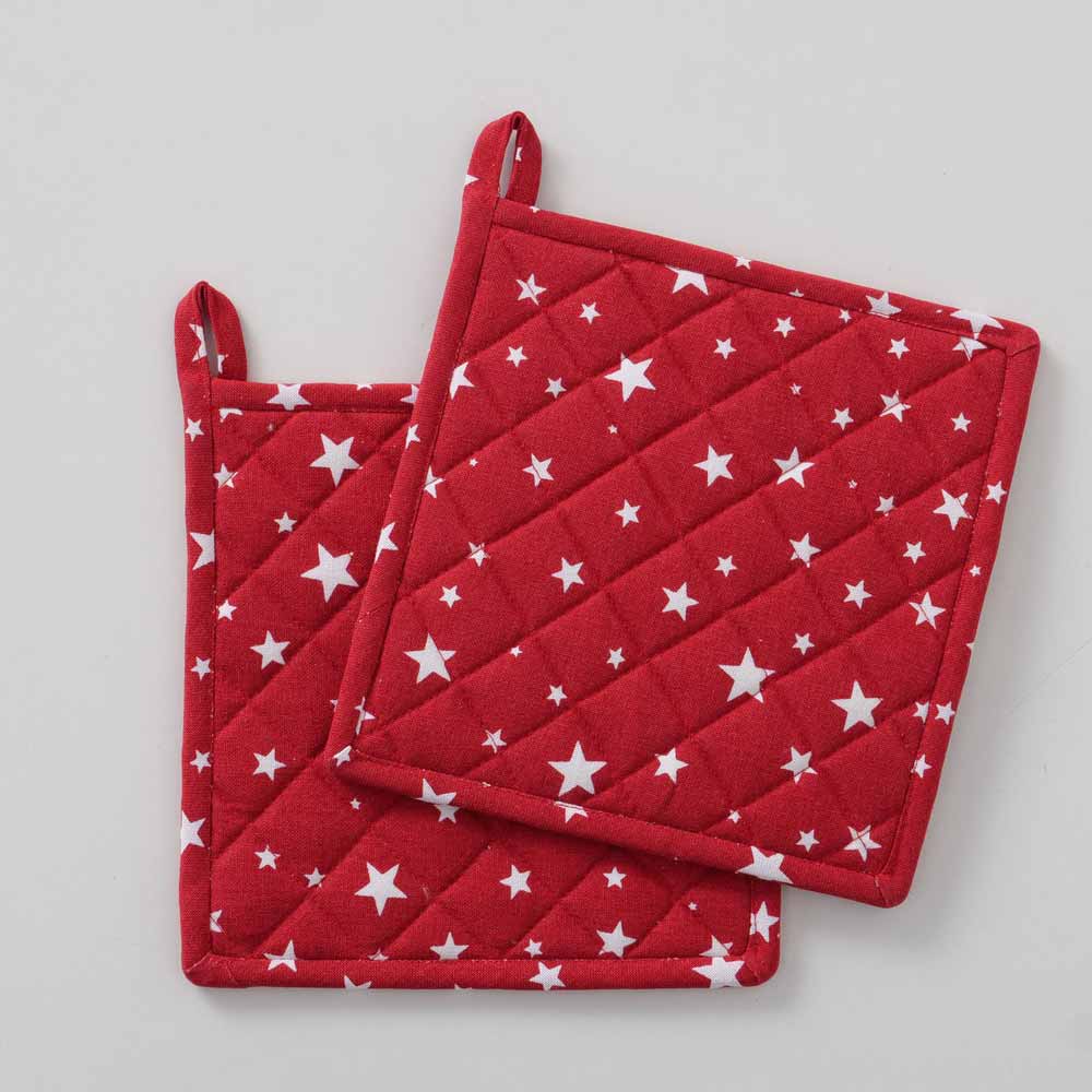 Boltze - Topflappen Sterne 2er Set
