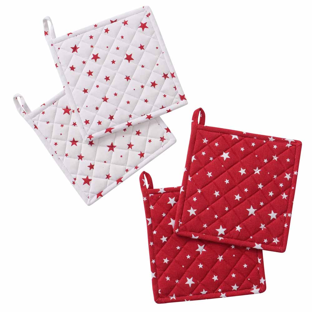 Boltze - Topflappen Sterne 2er Set
