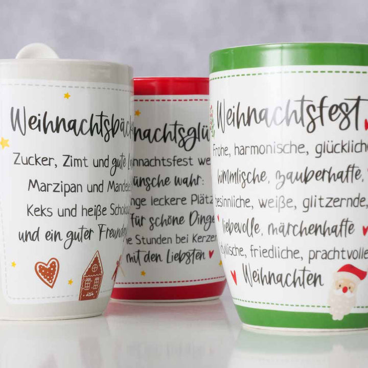 Boltze - Weihnachtstasse mit Spruch und Löffel Nollaig