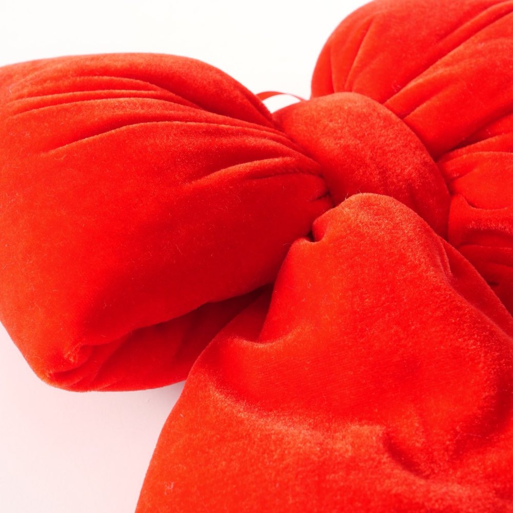 Boltze – Bowy Deko-Schleife aus Polyester, handgefertigt, glänzende festliche Dekoration