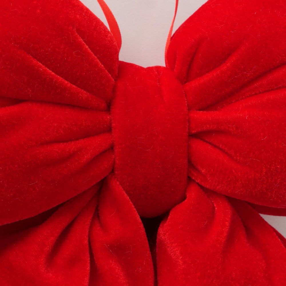 Boltze – Bowy Deko-Schleife aus Polyester, handgefertigt, glänzende festliche Dekoration