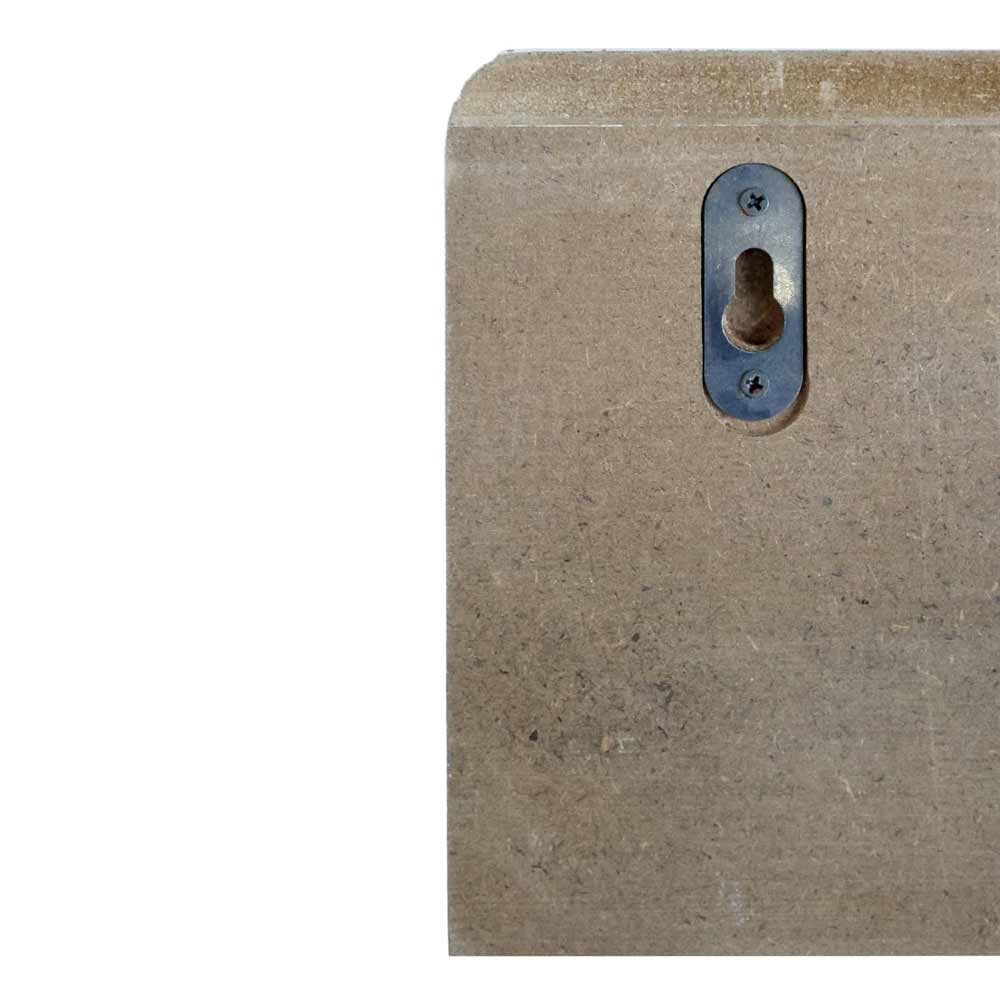 Chic Antique - Garderobenleiste mit Seitendekor und 5 Haken
