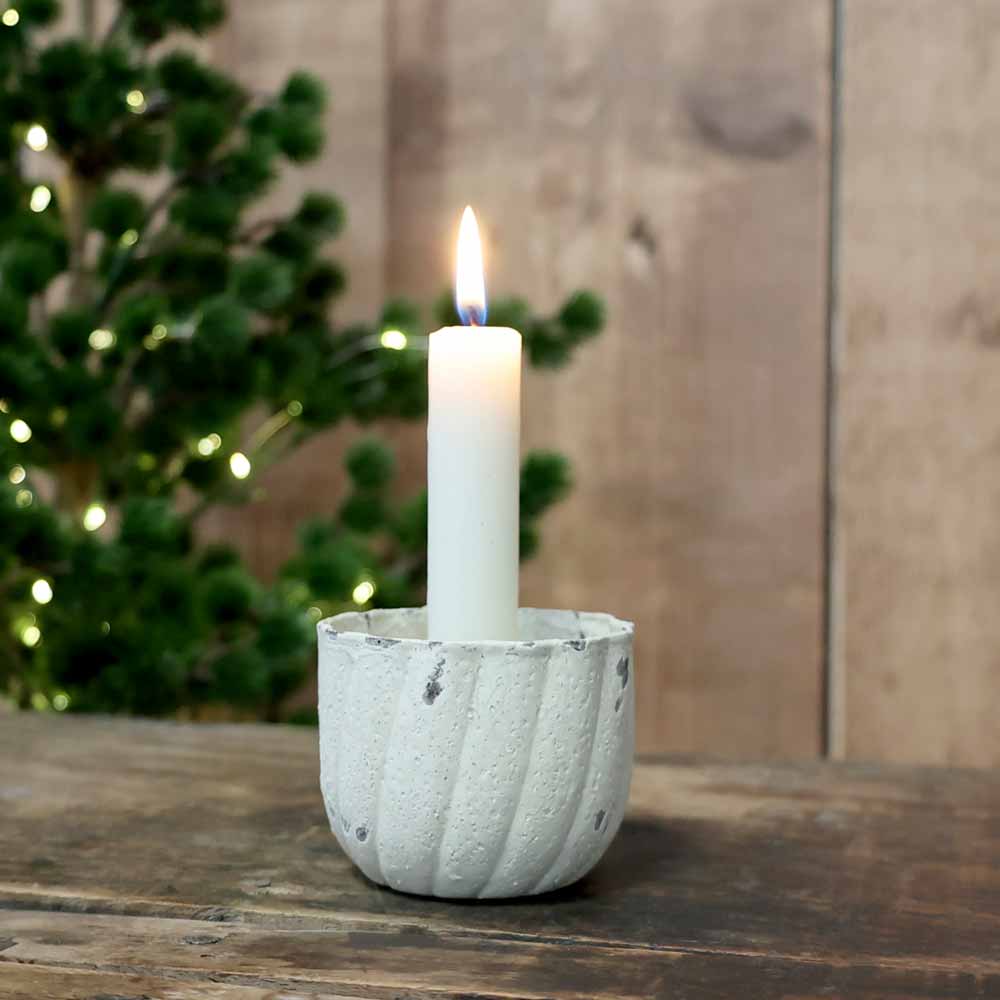 Chic Antique - Kerzenständer Vintage white