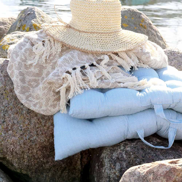 Chic Antique - Matratze mit maritimen Streifenmuster